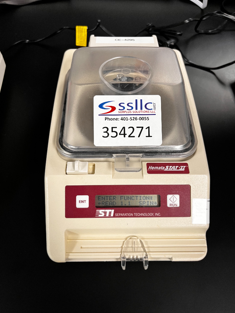 Image of Separation Technology HemataStat II Centrifuge